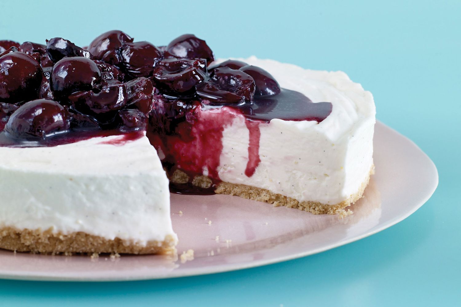No-Bake Cherry Cheesecake