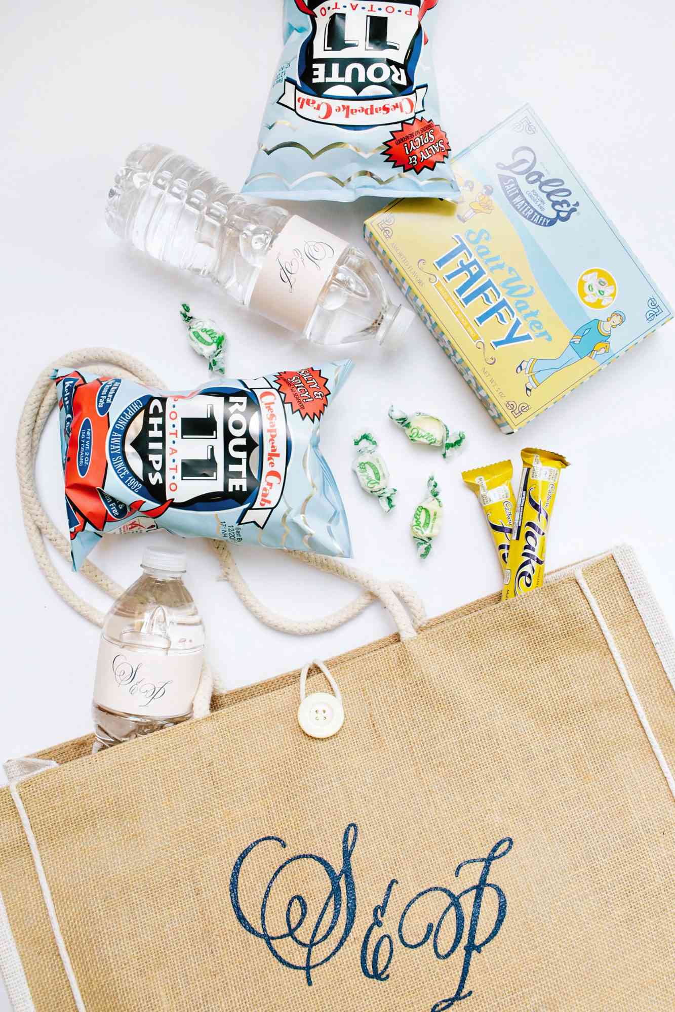 stephanie philip wedding welcome bag