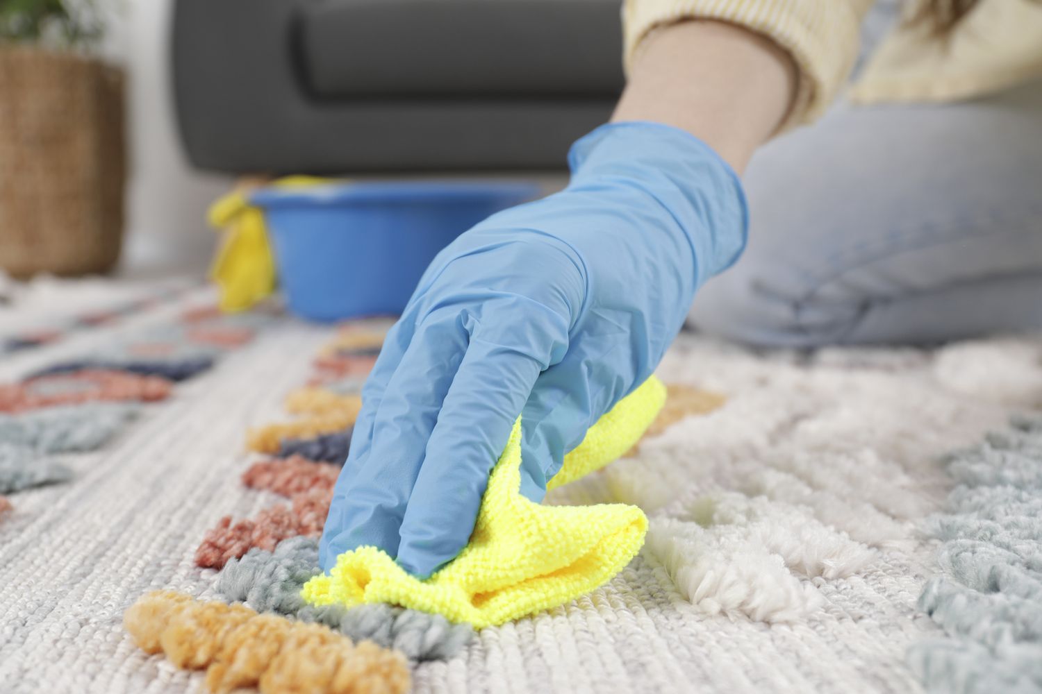Cleaning carpet
