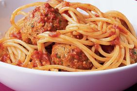 Spaghetti with Turkey Meatballs