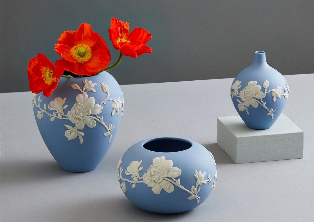 Jasperware Wedgwood vases