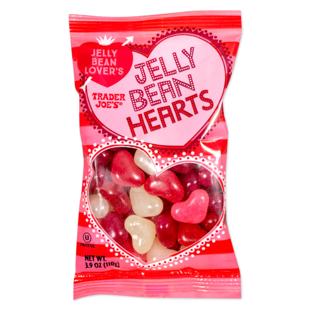 Bag of Trader Joes jelly bean hearts