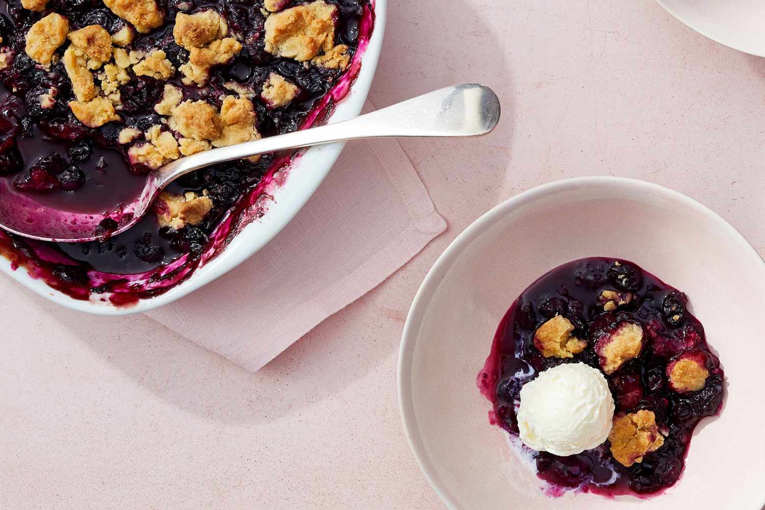 blueberry crumble