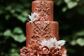 chocolate wedding cake
