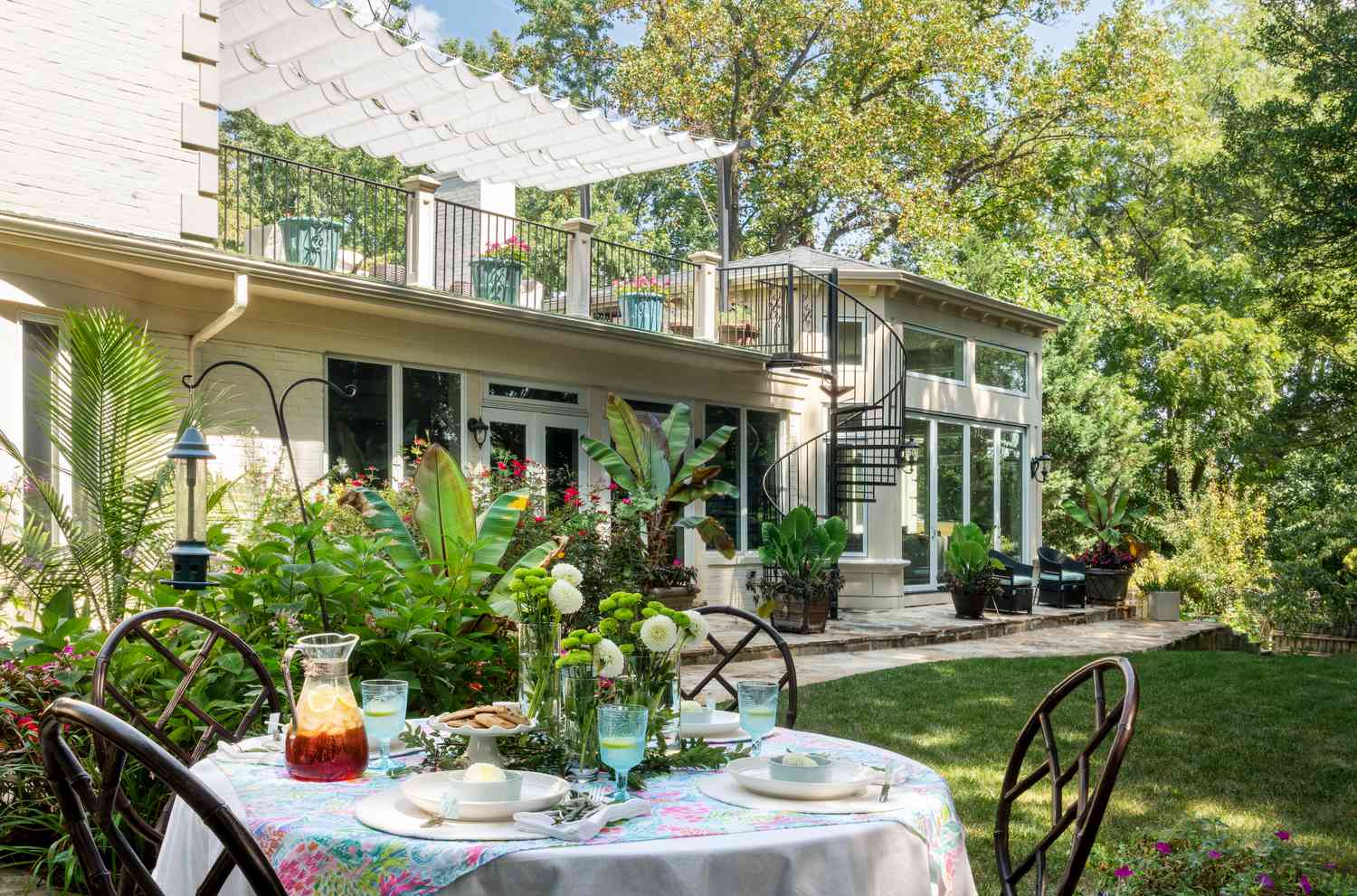 Fabric Awning Backyard Shade