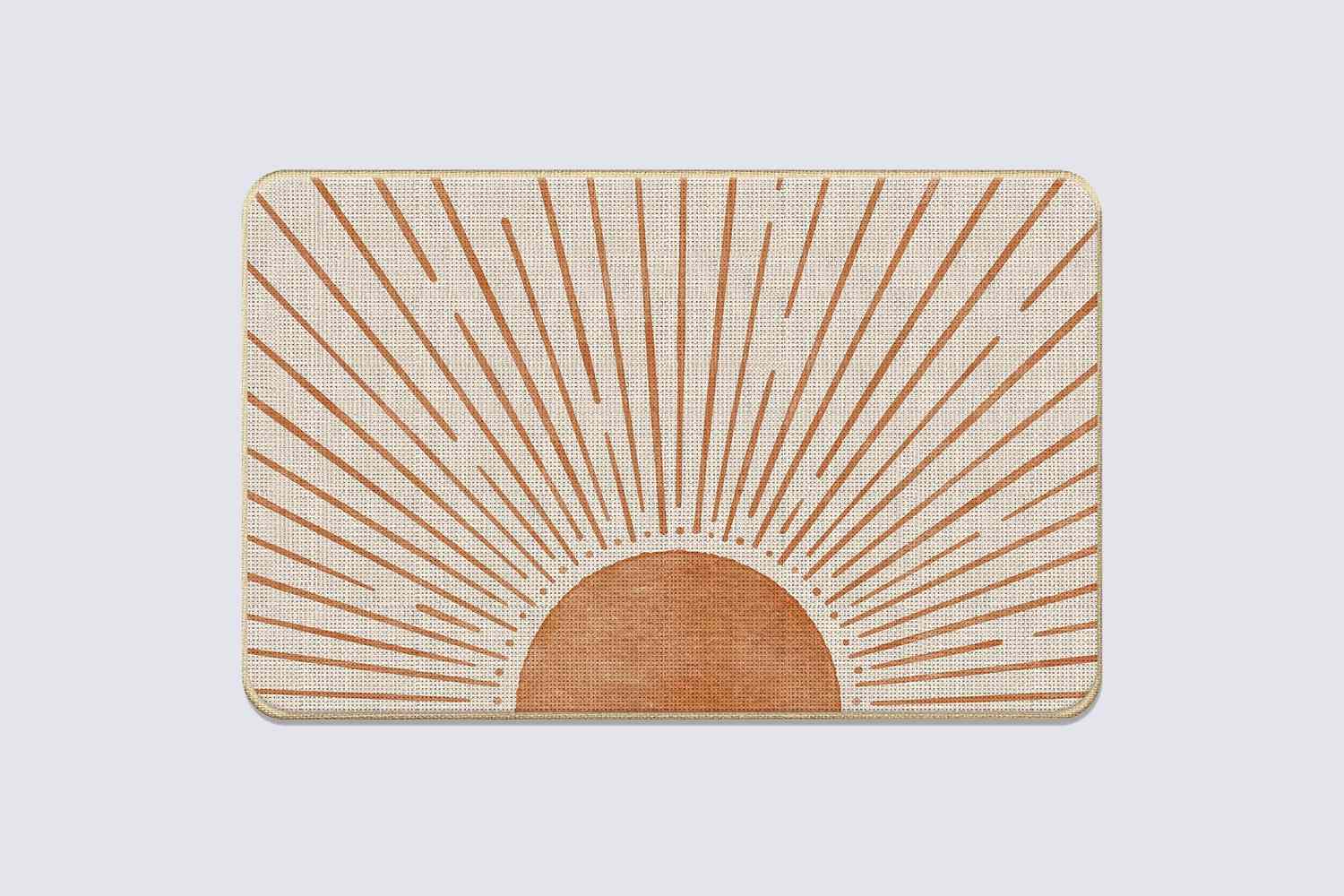 DOTAIN Boho Mid-Century Sun Doormat