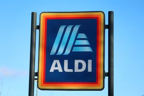 A logo sign for Aldi displayed outdoors