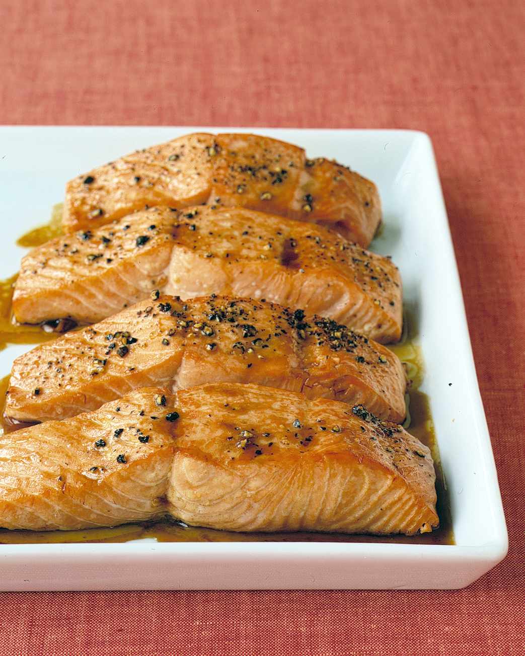 soy-glazed salmon