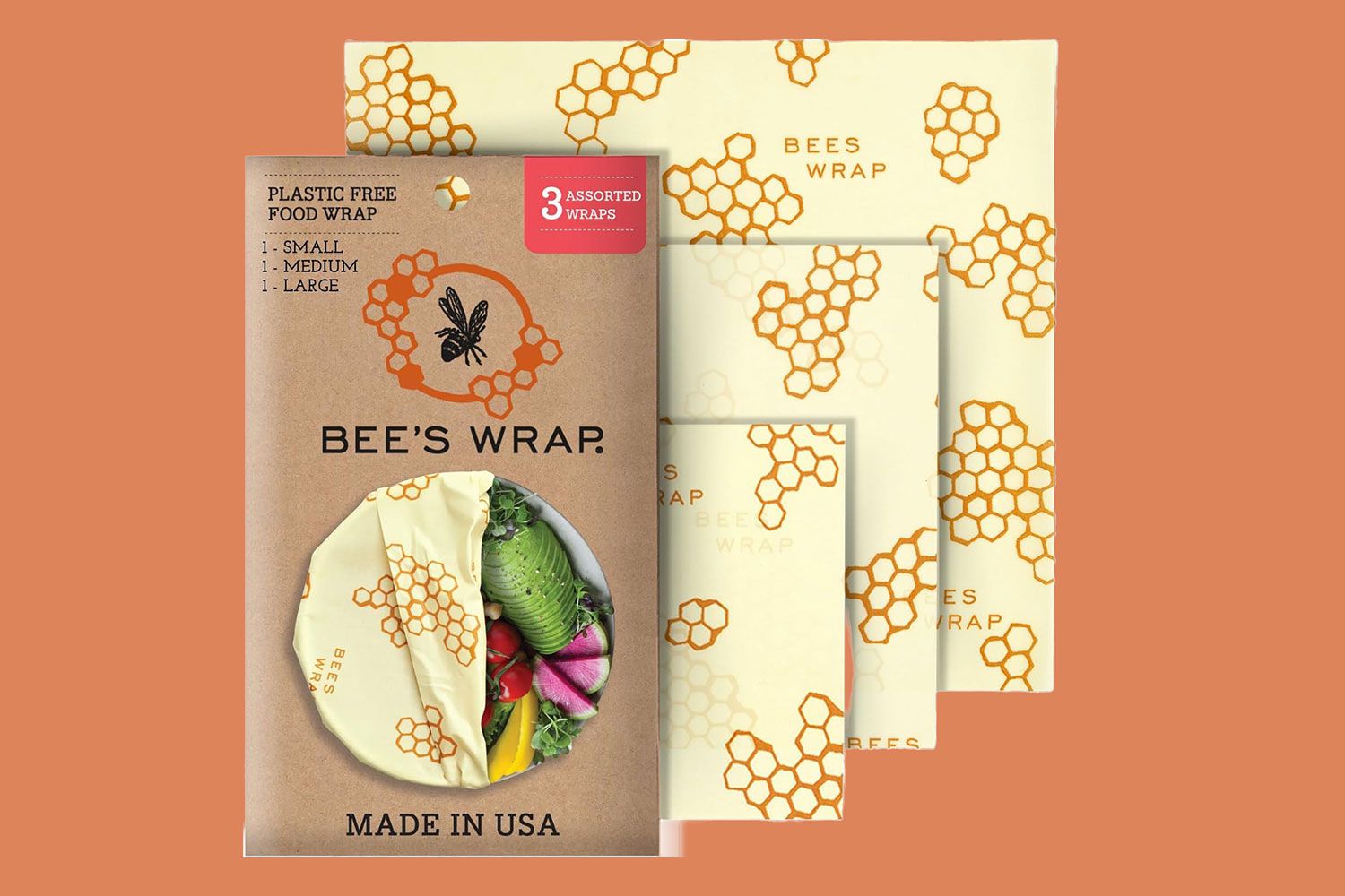 Bee's Wrap Reusable Beeswax Food Wraps