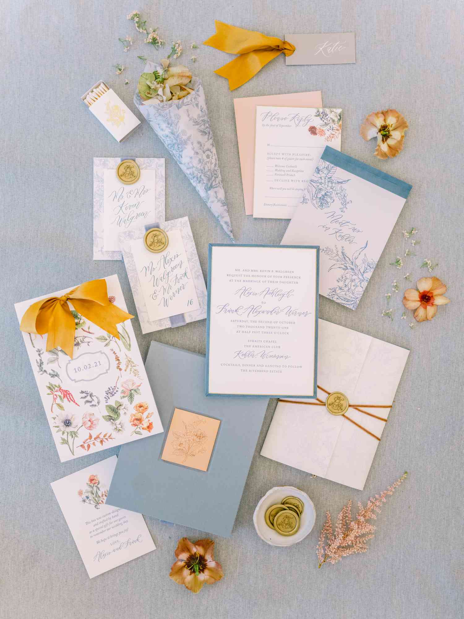 Alexis and Frank wedding invitations