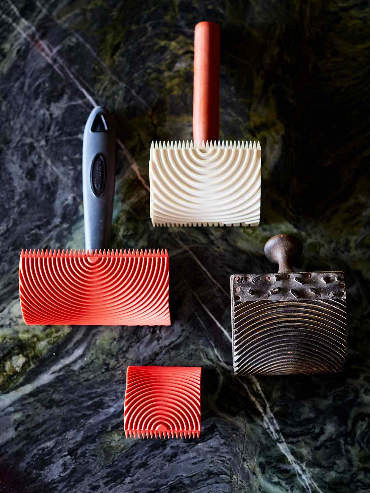 faux bois tools on table