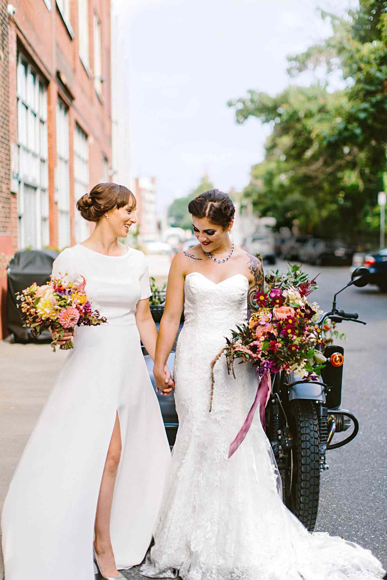 deborah meryl wedding couple