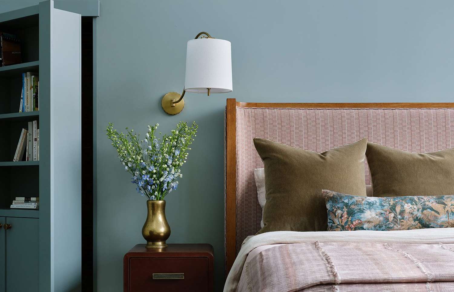 Room with hidden bookcase