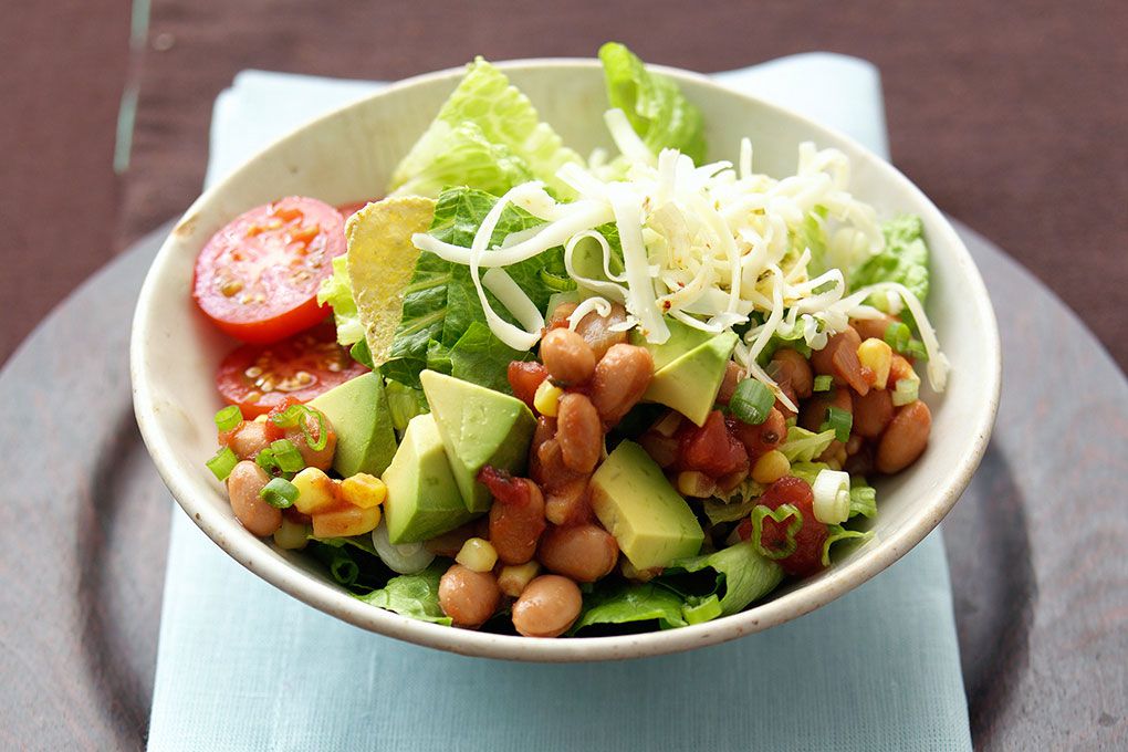 Bean, Corn, and Tortilla Salad