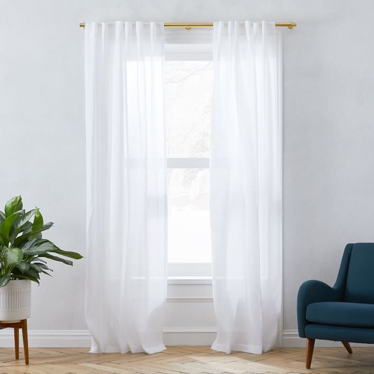 linen curtain
