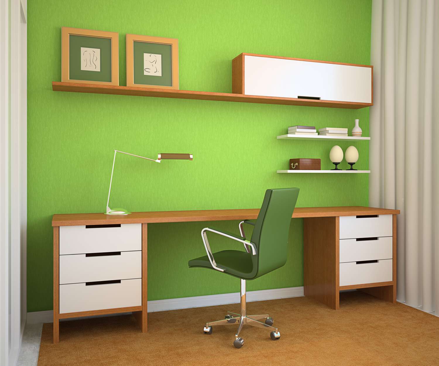 a green office