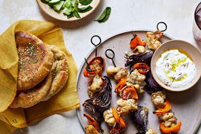 Spiced Chicken Kebabs with Pita 