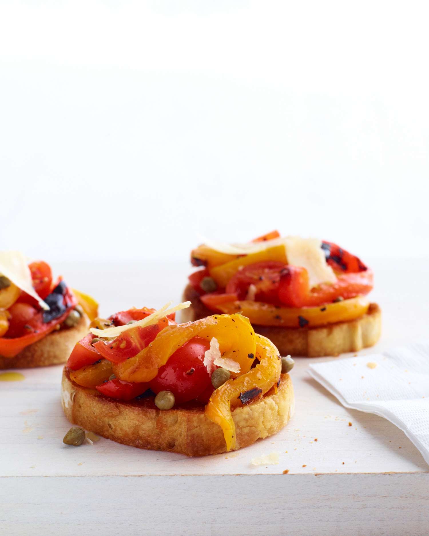 grilled pepper bruschetta