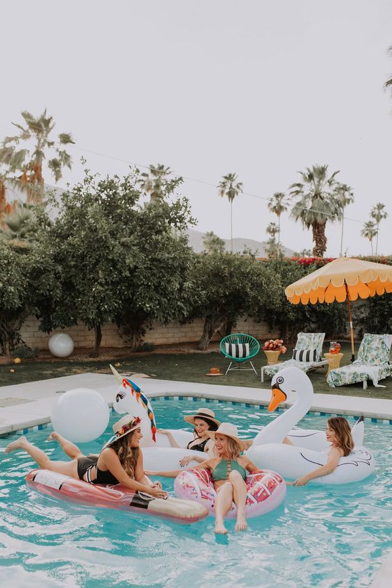 Pool Party Bridal Shower