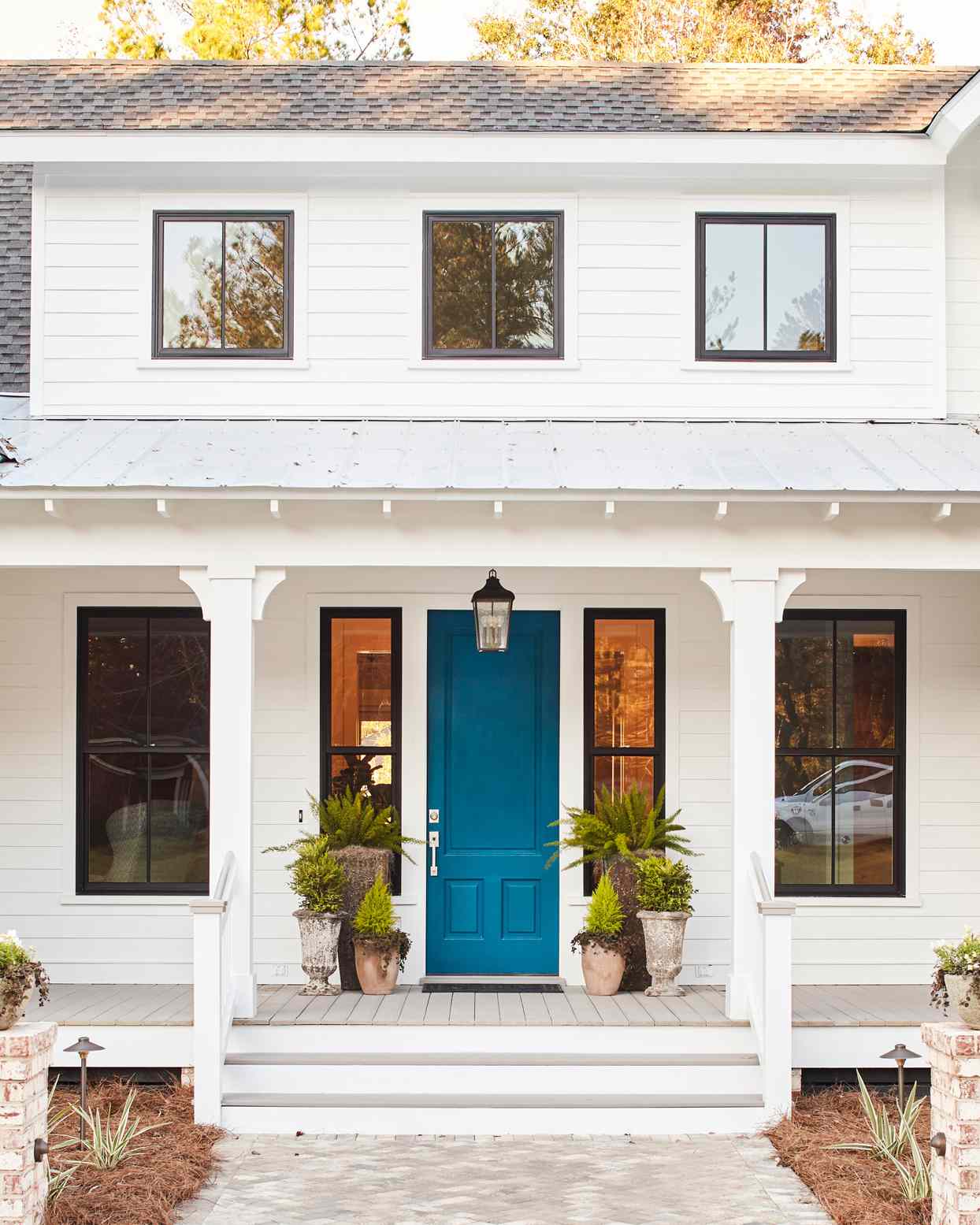 Teal Blue front door paint color