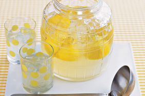 lemonade in serving container