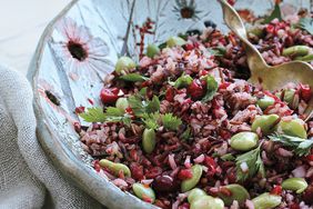 Wild-Rice and Lima-Bean Salad with Cranberry Relish