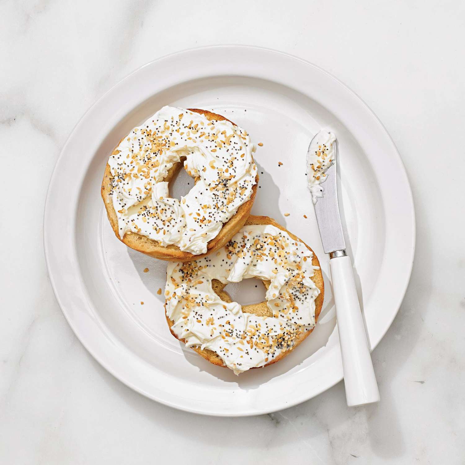 Cream cheese bagel