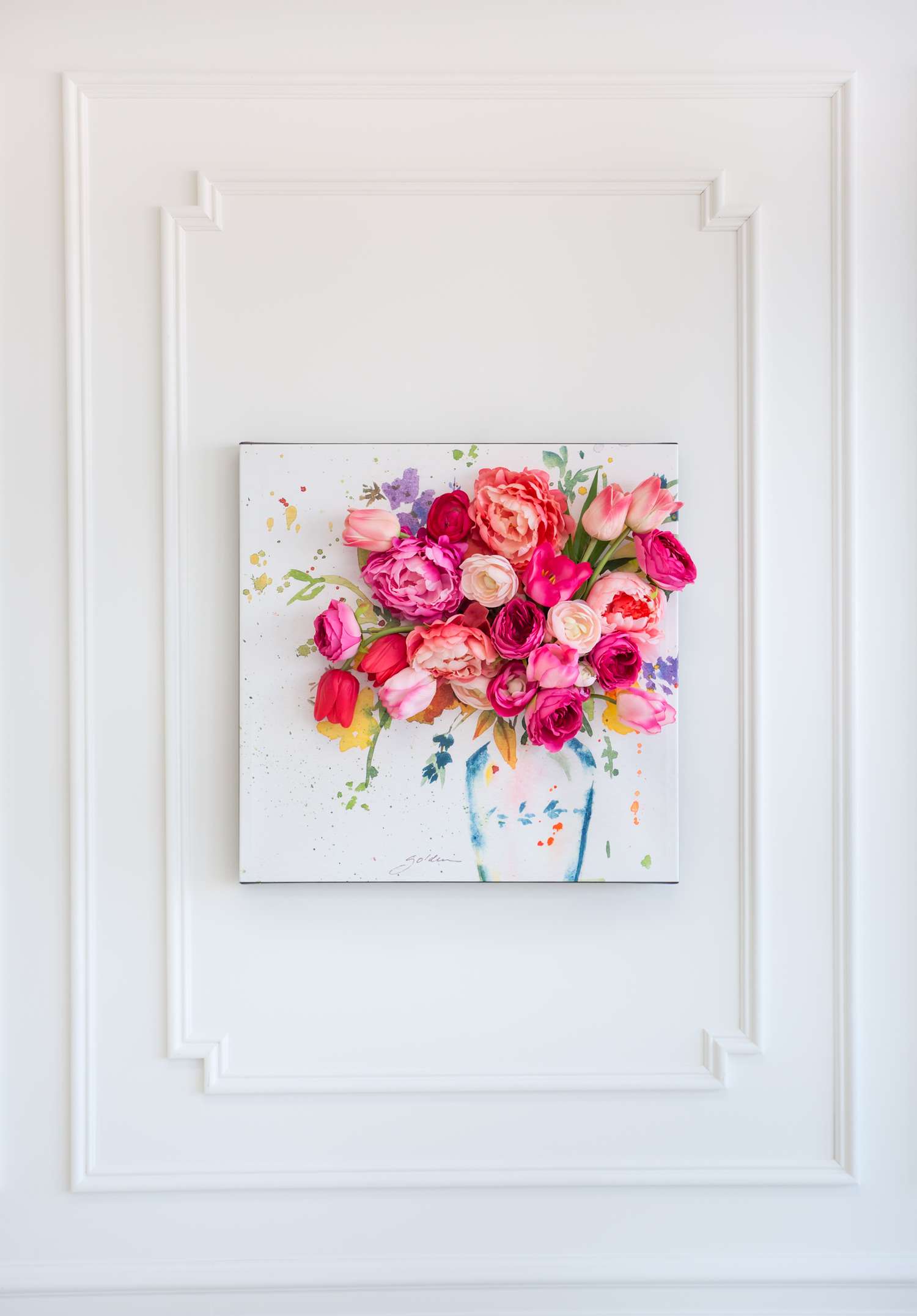 3d floral wall art