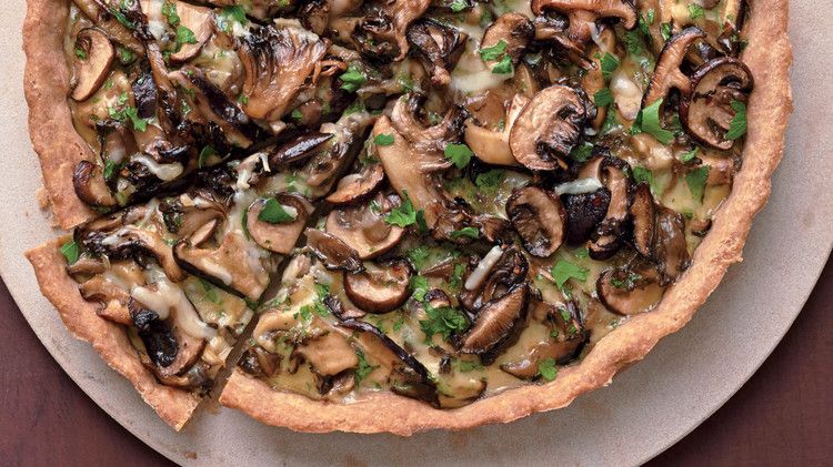 mushroom tart