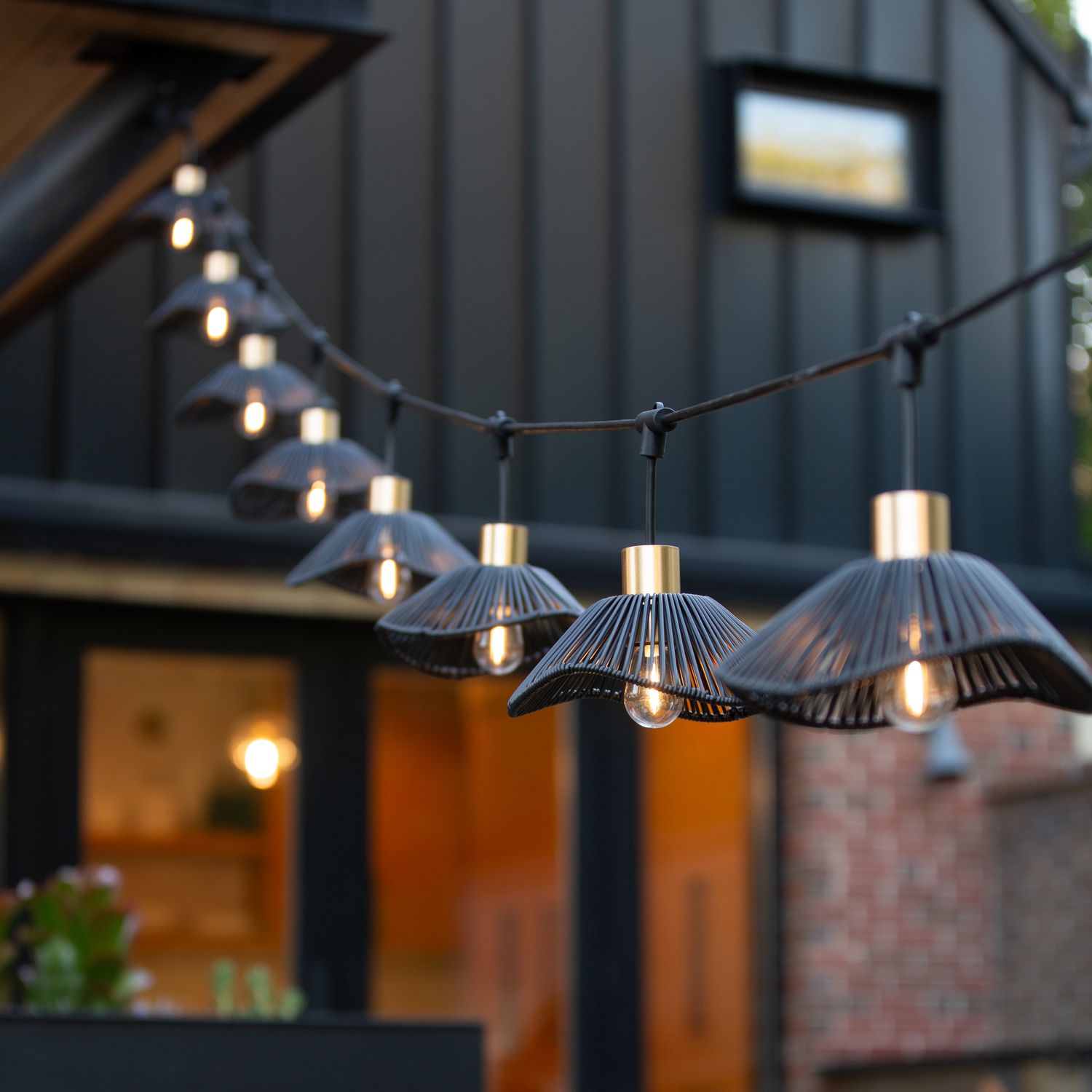 high end patio string light