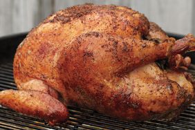 slow grilled turkey