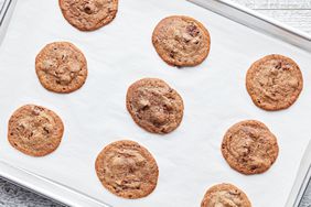 Cookies on a baking sheet