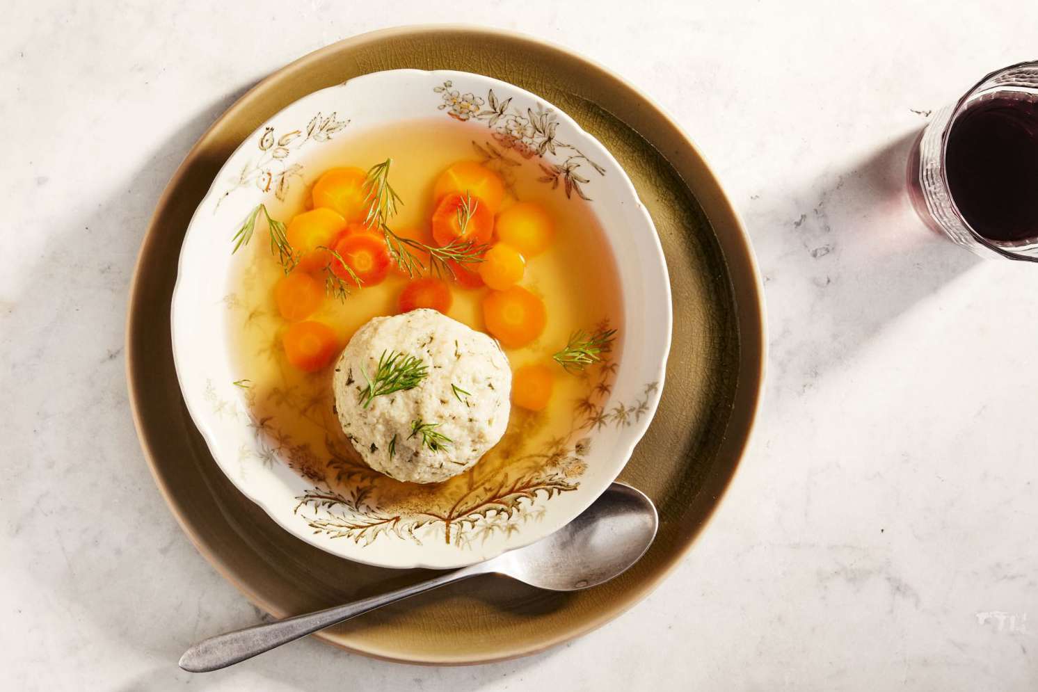 matzo ball chicken broth soup