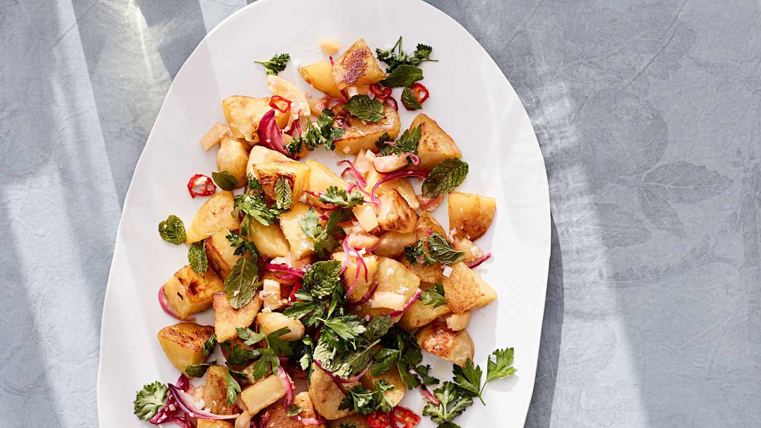 potatoes preserved lemons garlic chiles