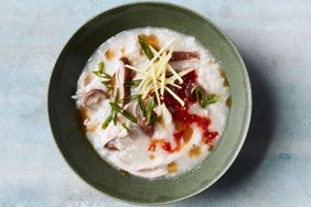 Chicken-and-Mushroom Congee recipe
