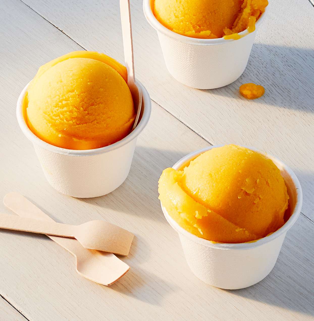 Three-Ingredient Mango Sorbet
