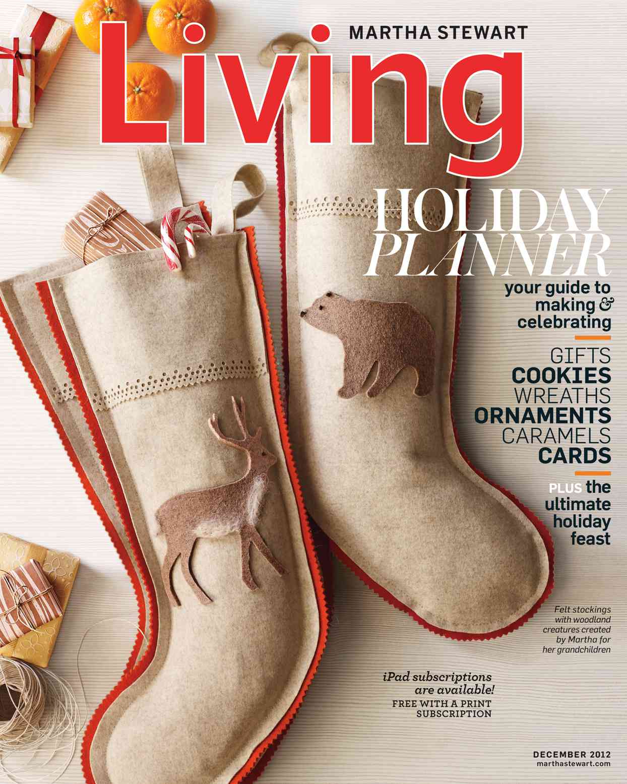 decorvow Living December 2012 Cover