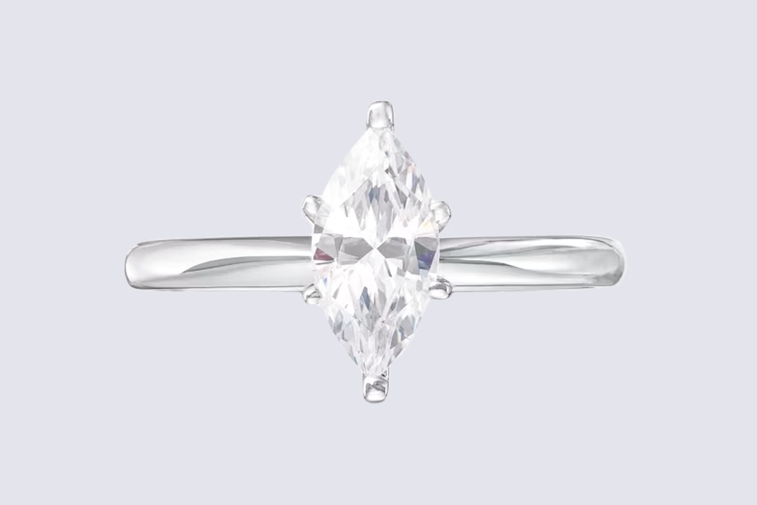 Zales 1 CT. Certified Marquise Lab-Created Diamond Solitaire