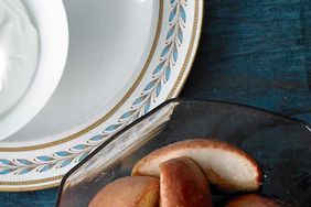 roasted apples in bowl
